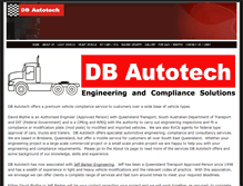 Tablet Screenshot of dbautotech.com.au